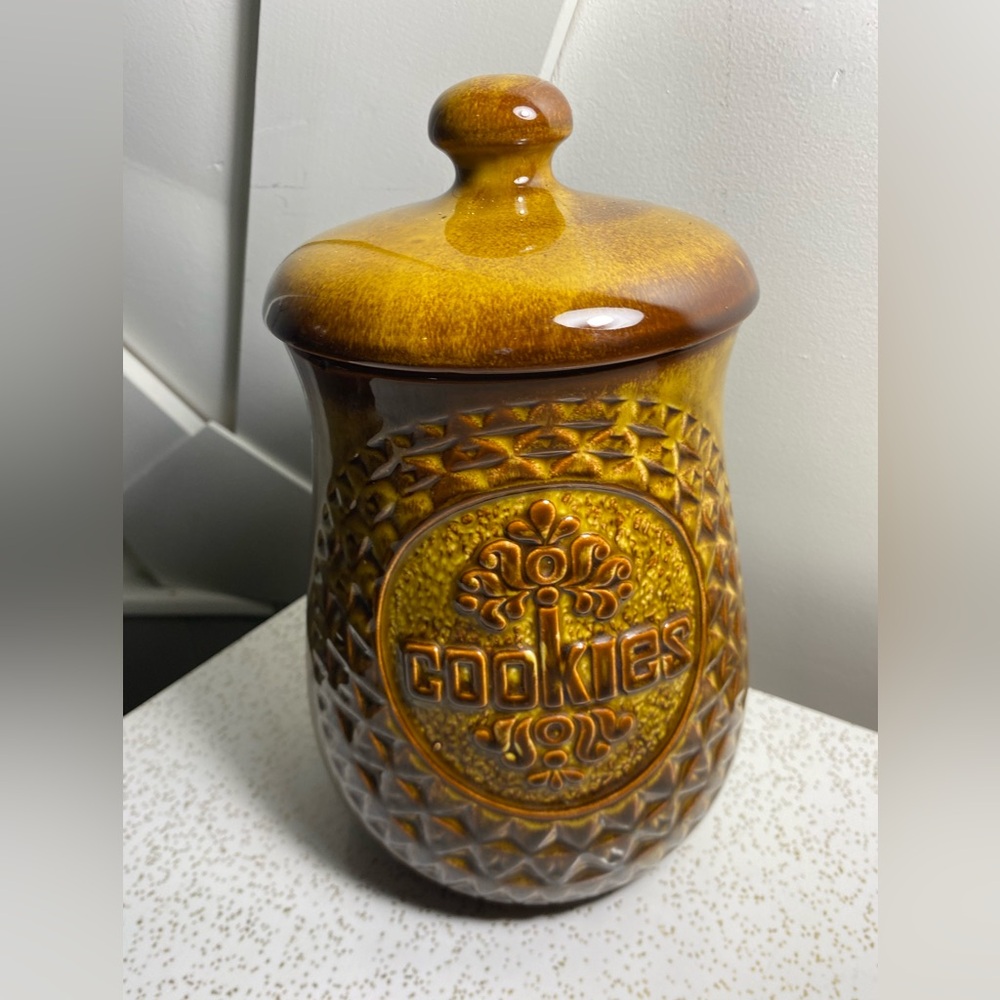 Vintage McCoy pottery cookie jar